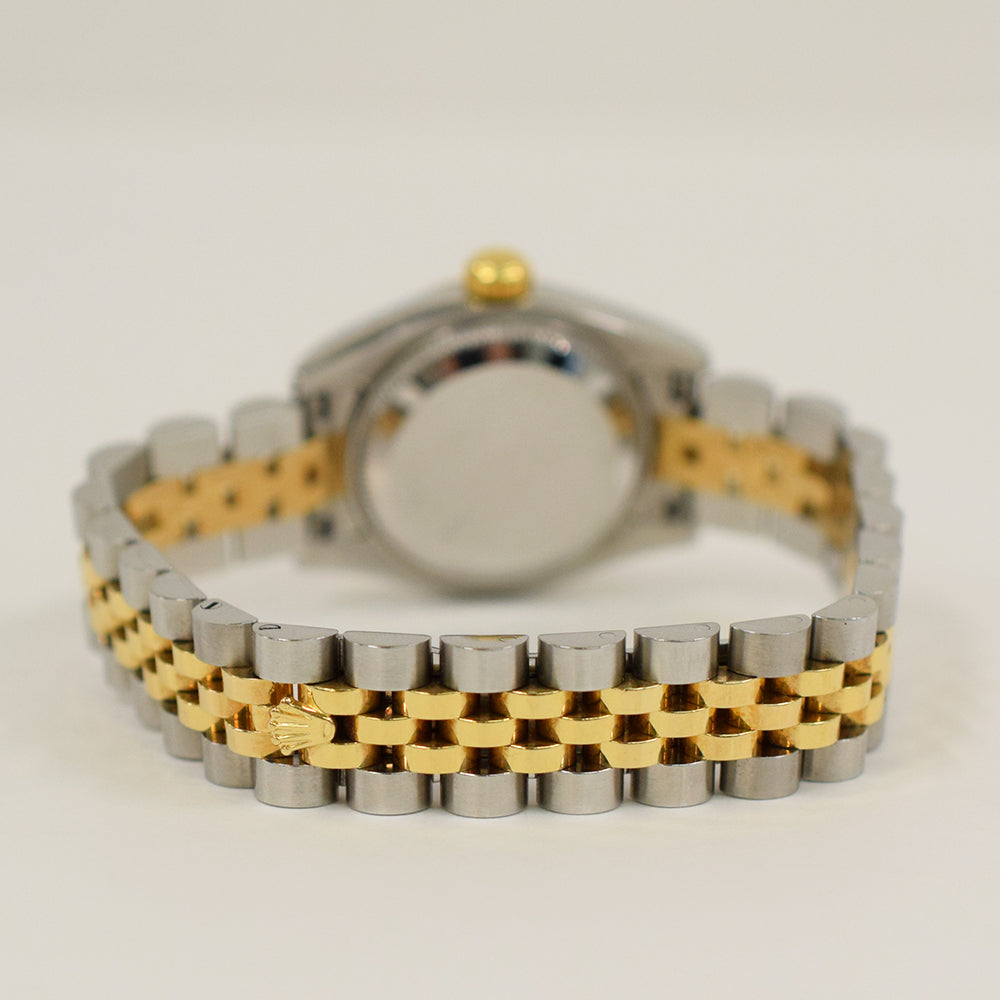 Rolex Lady Datejust 26mm Silver Diamond Dial 179173G (2005)