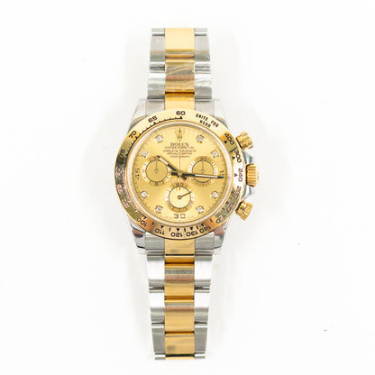 Rolex Daytona Champagne Diamond Dial 116503G