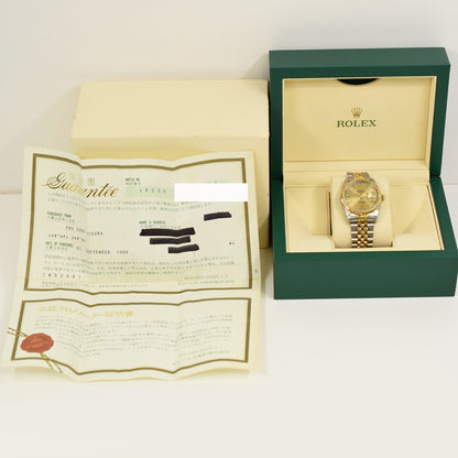 Rolex Datejust 36mm Champagne Dial 16233 (1999)