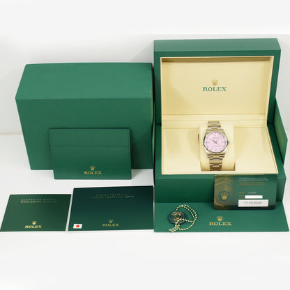 Rolex Oyster Perpetual 36mm Candy Pink Dial 126000 (2025)