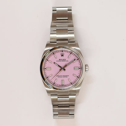 Rolex Oyster Perpetual 36mm Candy Pink Dial 126000 (2025)