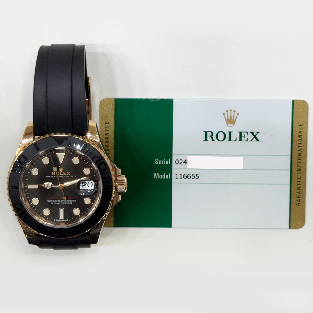 Rolex Yacht-Master 40mm Black Dial 116655 (2016)