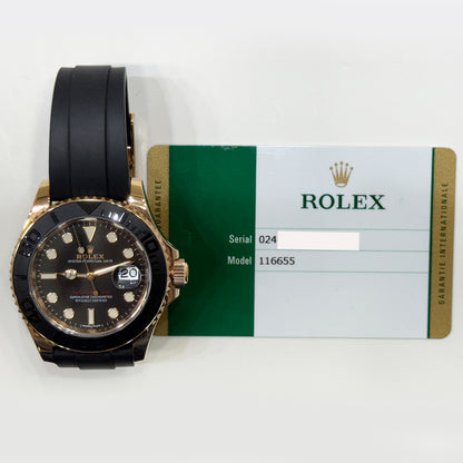 Rolex Yacht-Master 40mm Black Dial 116655 (2016)