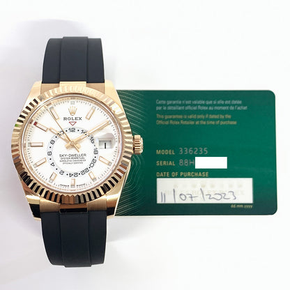 Rolex Sky-Dweller White Dial 336235