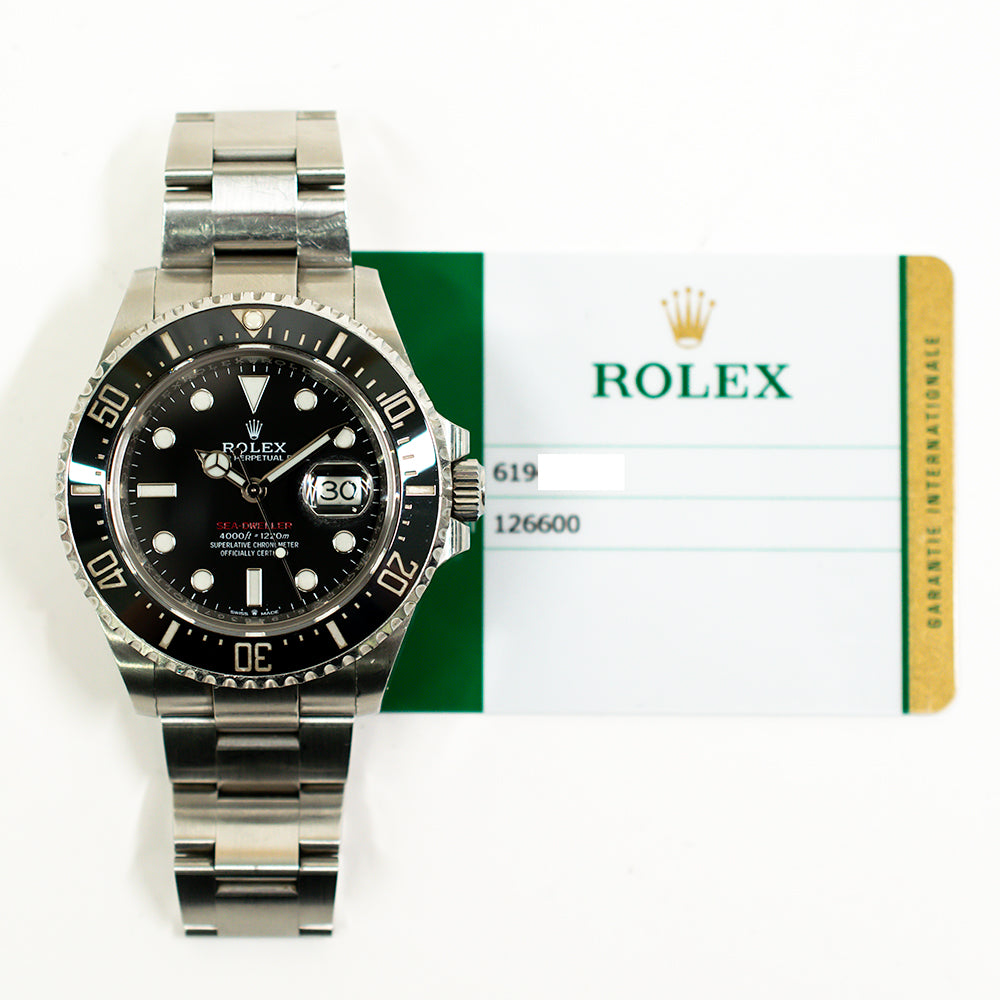 Rolex Sea-Dweller RED 43mm Black Dial 126600 (2018)