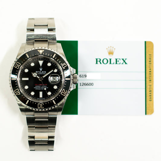 Rolex Sea-Dweller RED 43mm Black Dial 126600 (2018)