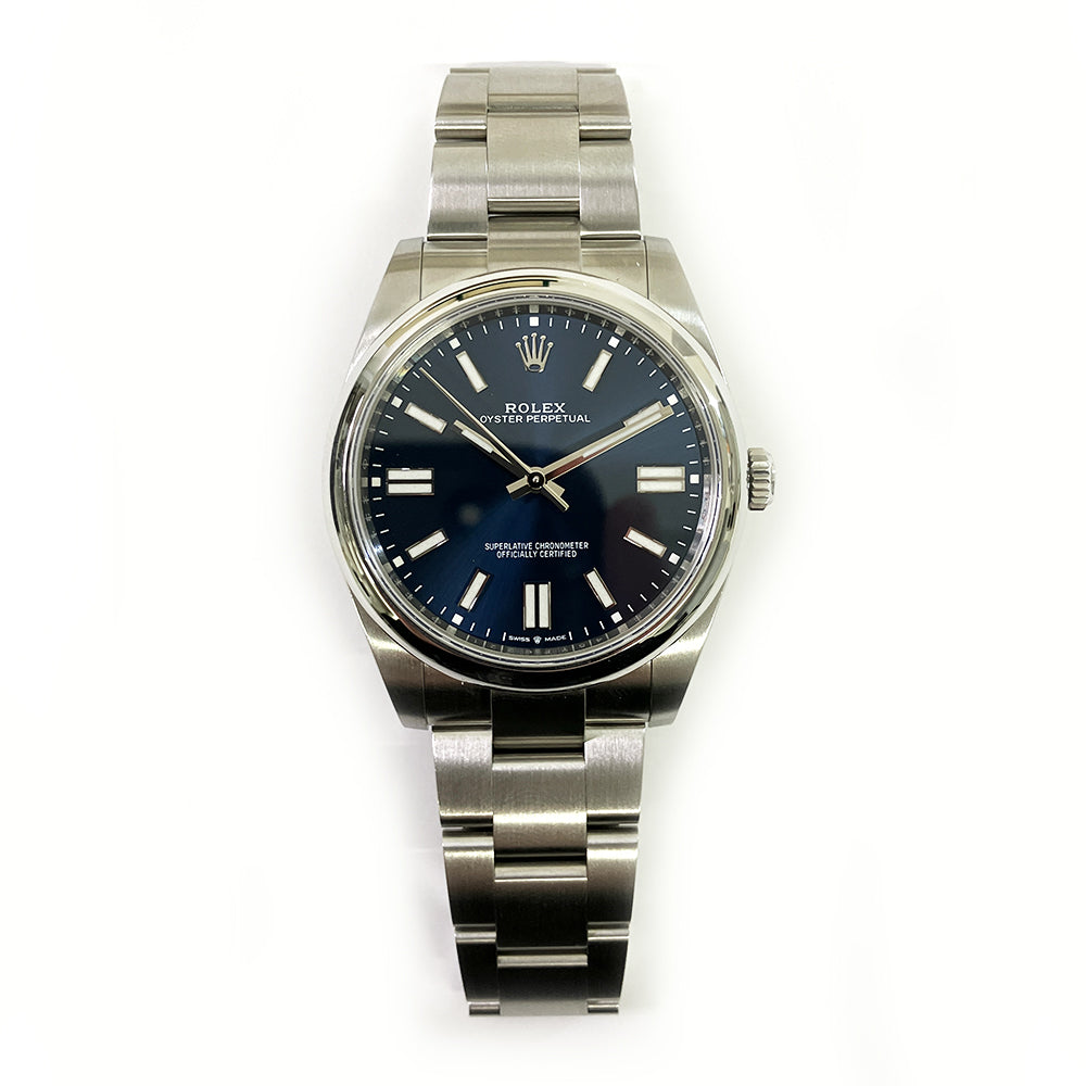 Rolex Oyster Perpetual 41mm Blue Dial 124300