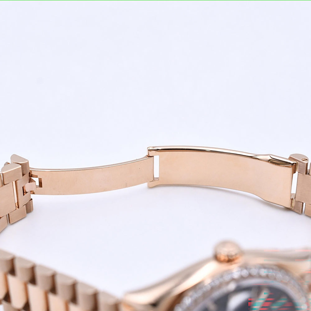 Rolex Day-Date 36mm Eisenkiesel Diamond Dial 128345RBR  (2021)