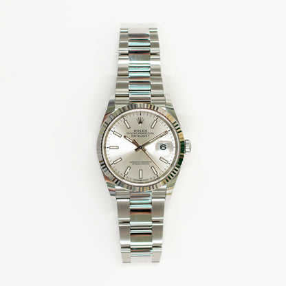 Rolex Datejust 36mm Silver Dial 126234 (2021)