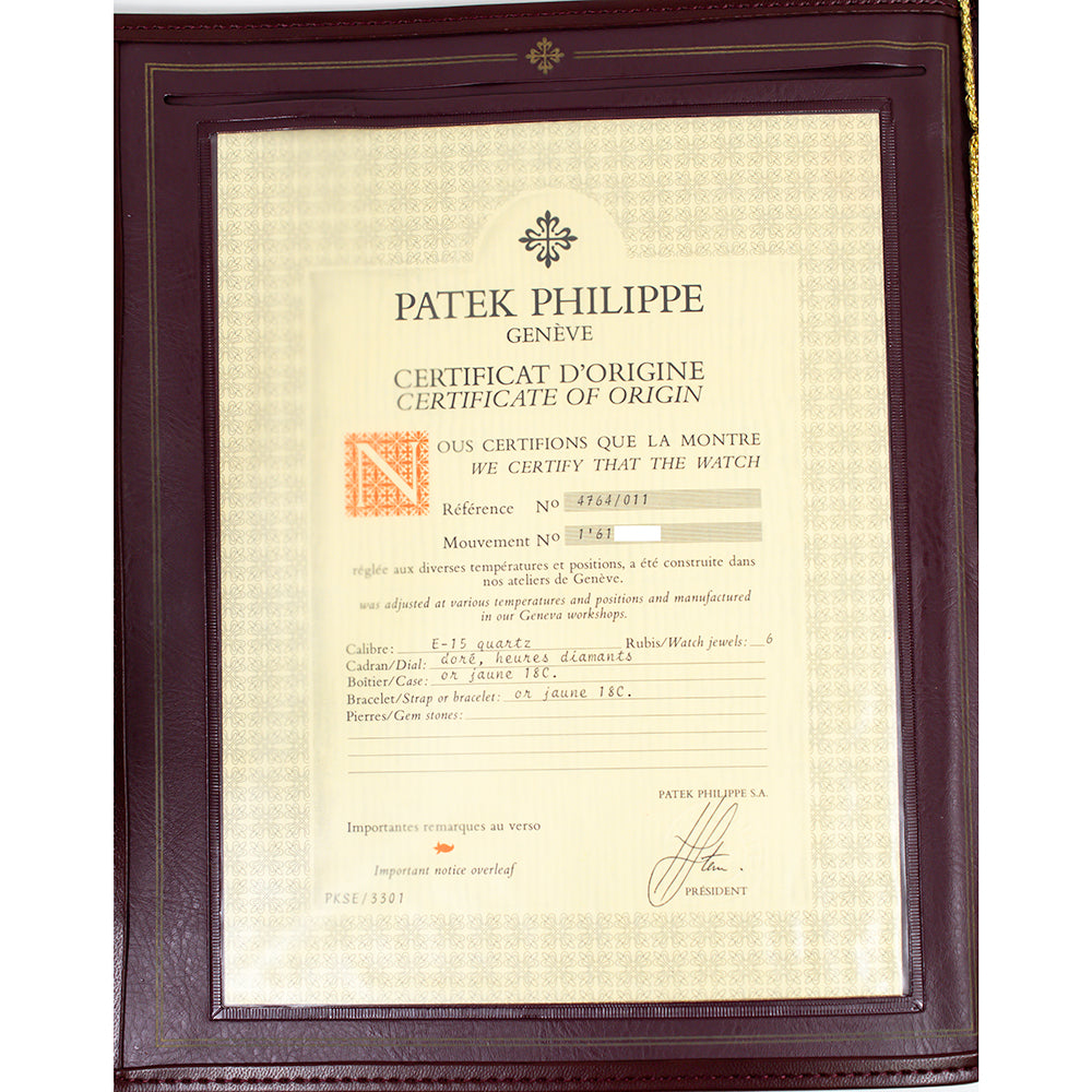 Patek Philippe 4764/011 (1996)