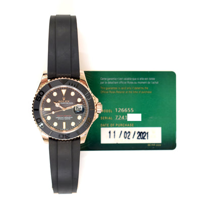 Rolex Yacht-Master 40mm Black Dial 126655 (2021)