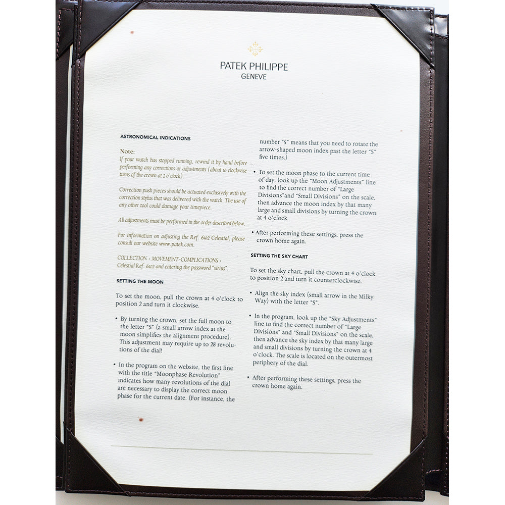 Patek Philippe 6102P-001 (2015)