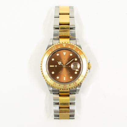 Rolex GMT-Master II 40mm Brown Dial 16713