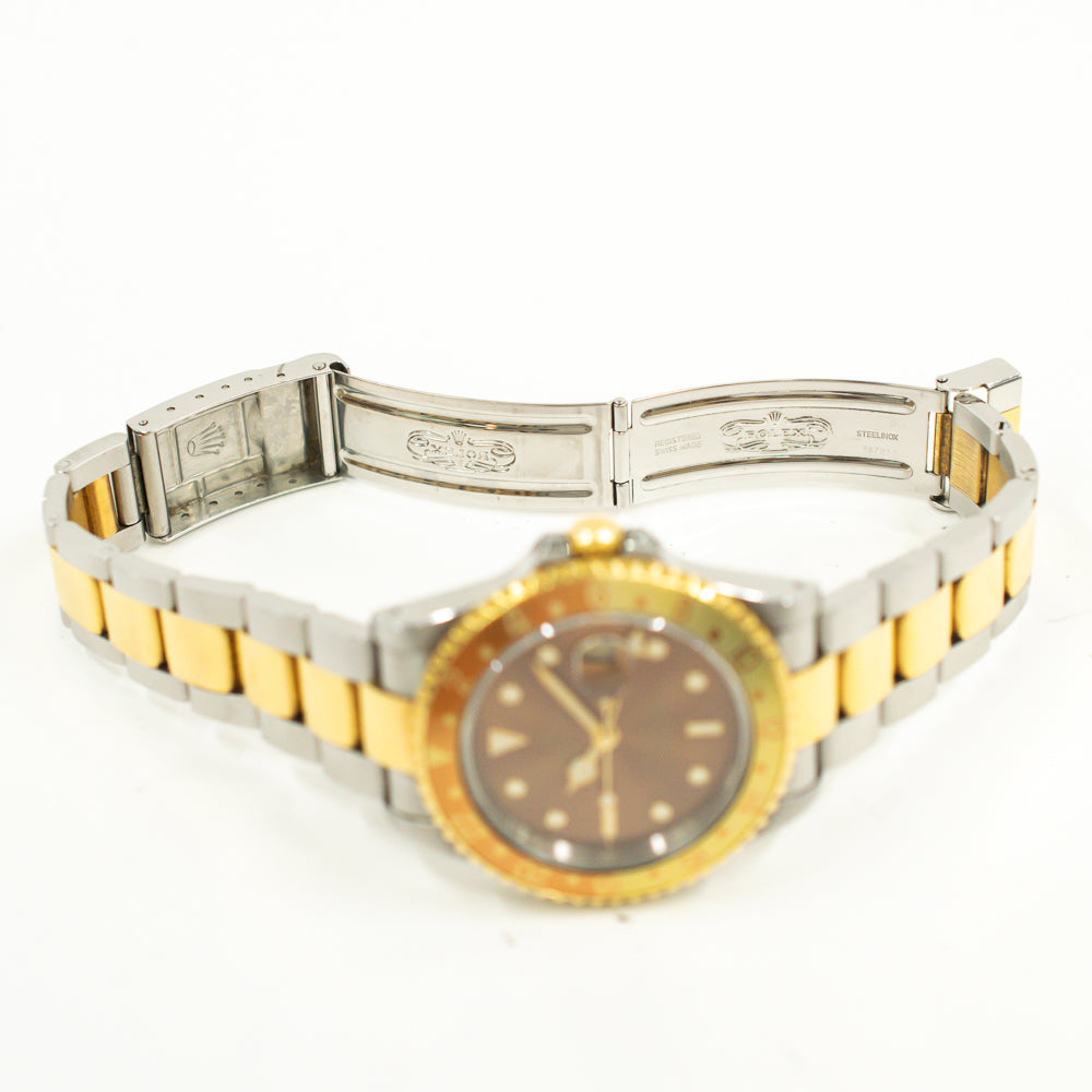 Rolex GMT-Master II 40mm Brown Dial 16713