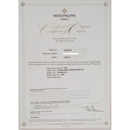 Patek Philippe 5320G-001 (2020)