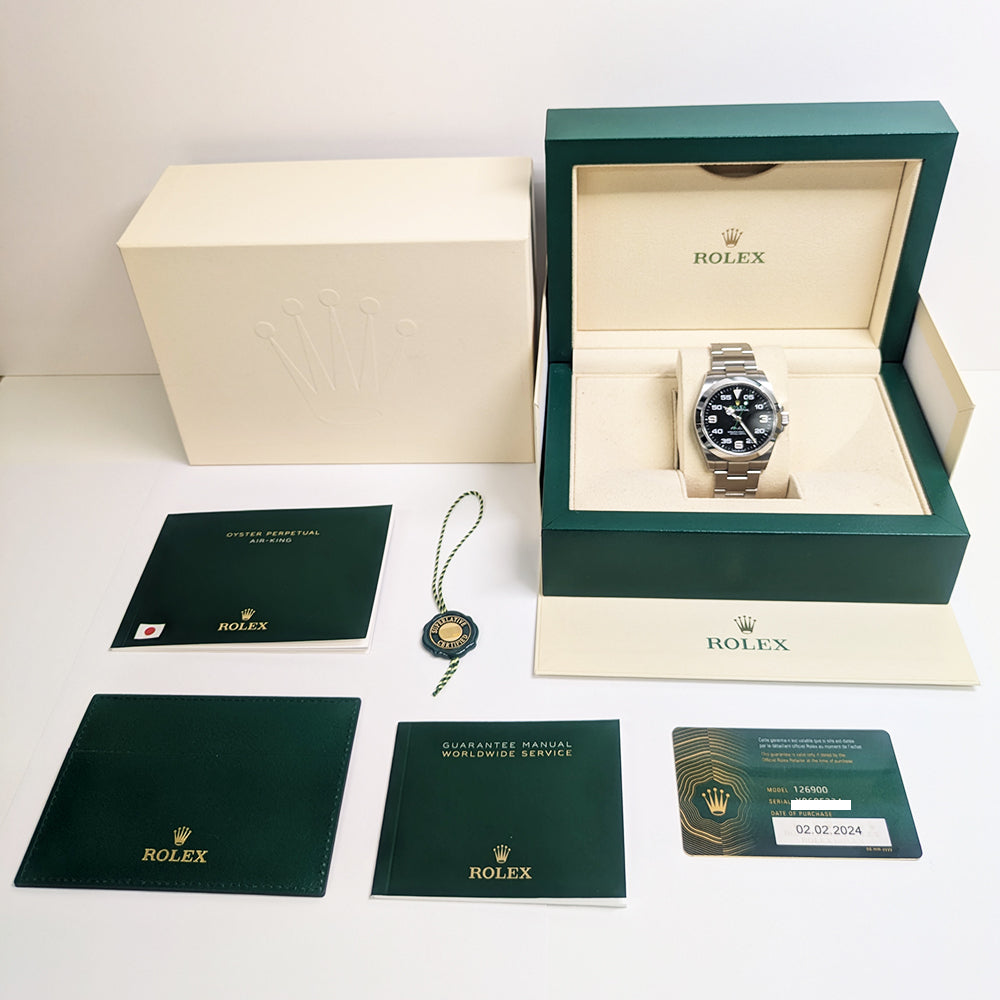 Rolex Air-King 40mm Black Dial 126900 (2024)