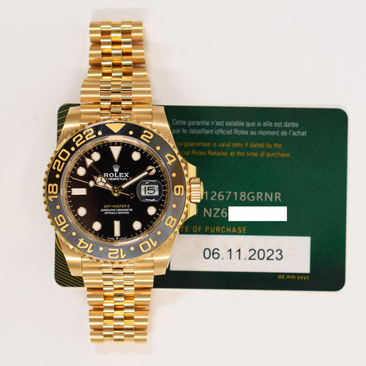 Rolex GMT-Master II Black Dial 126718GRNR (2023)
