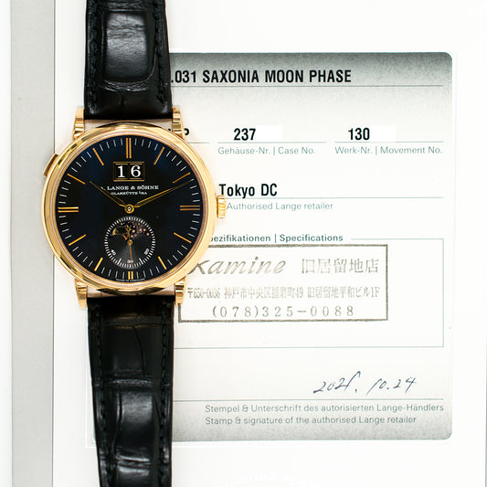 A. Lange & Söhne Saxonia Moon Phase 40mm 384.031 (2021)