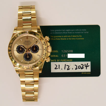 Rolex Daytona Champagne Dial 126508 (2021)