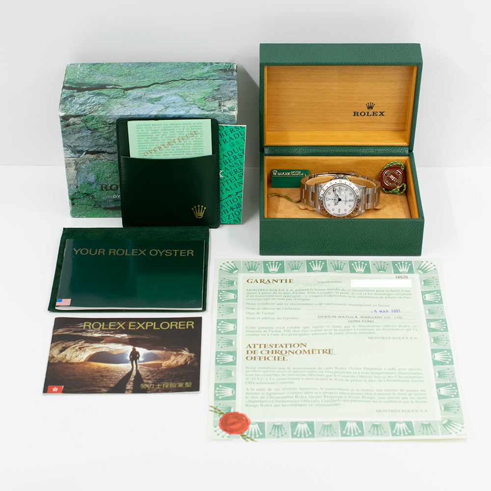 Rolex Explorer II 40mm White 16570 (2001)