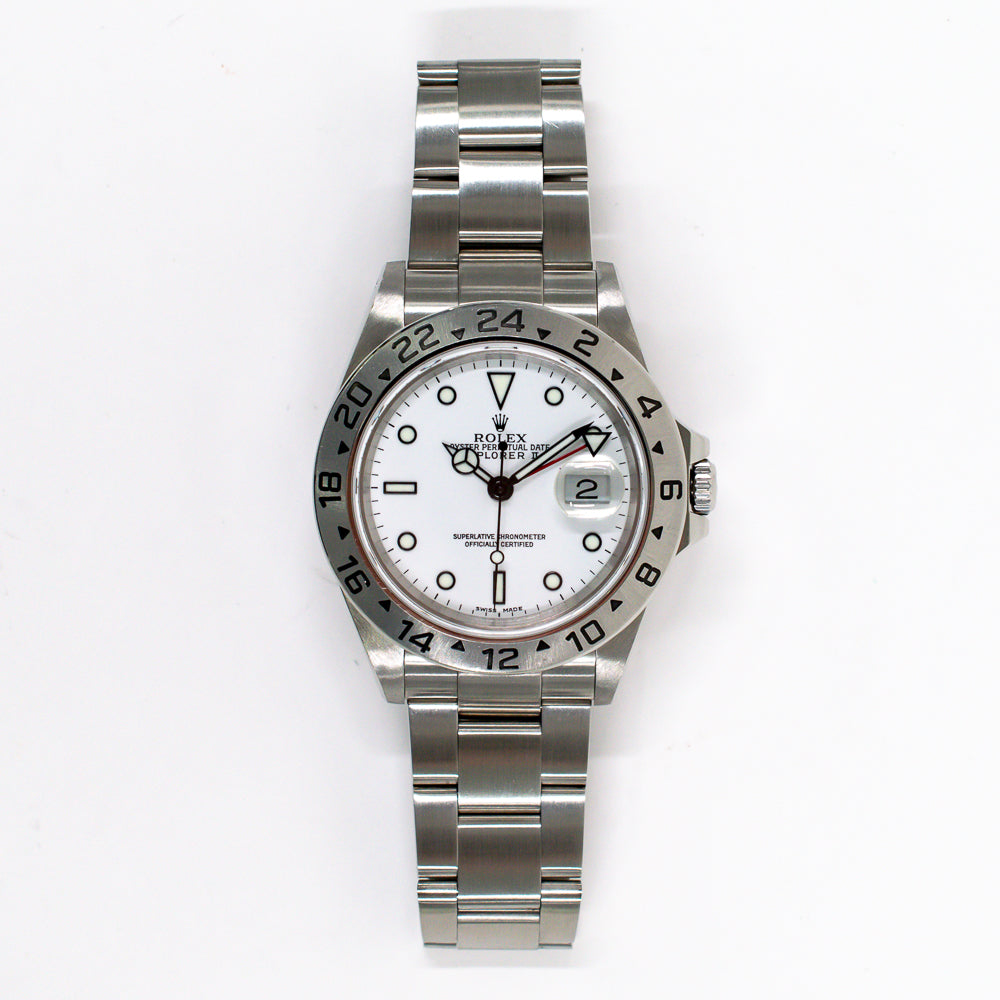 Rolex Explorer II 40mm White 16570 (2001)