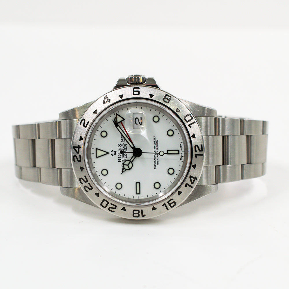 Rolex Explorer II 40mm White 16570 (2001)