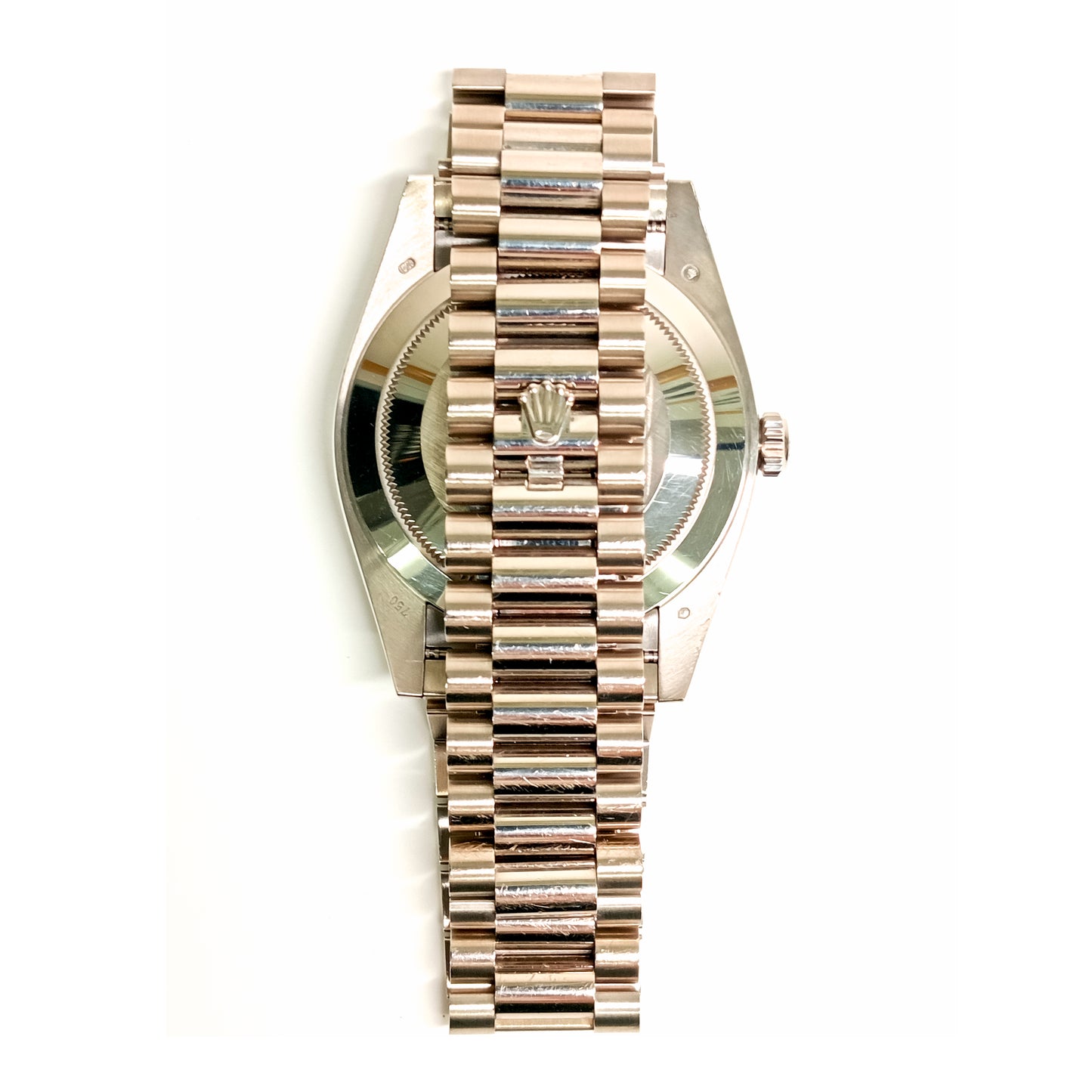 Rolex Day-Date 40mm Silver Diamond Dial 228349RBR (2016)