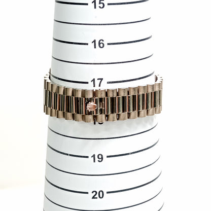 Rolex Day-Date 40mm Silver Diamond Dial 228349RBR (2016)
