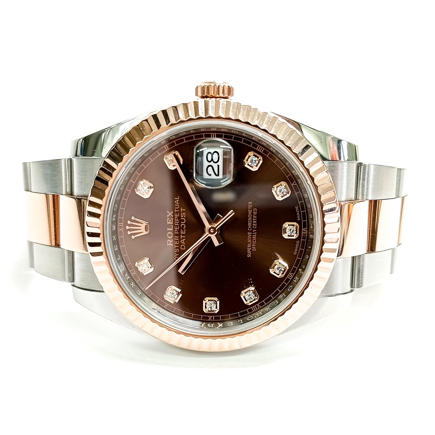 Rolex Datejust 41mm Chocolate Diamond Dial 126331 (2018)