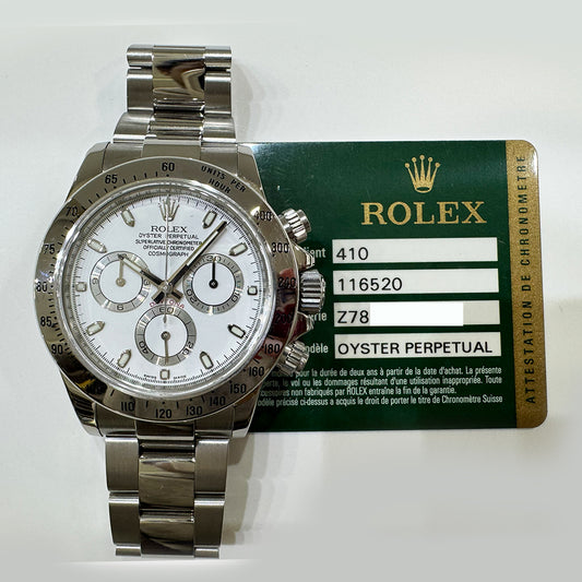 Rolex Daytona White Dial 116520 (2007)