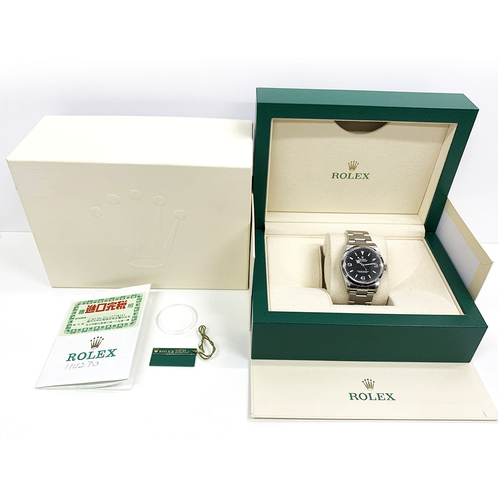 Rolex Explorer Black Dial 114270