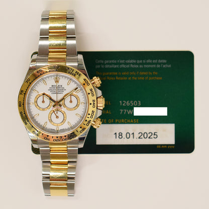 Rolex Daytona White Dial 126503 (2025)