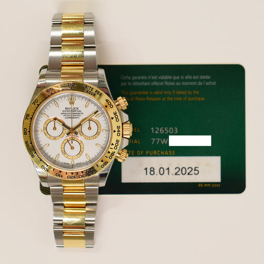 Rolex Daytona White Dial 126503 (2025)