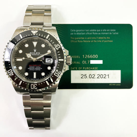 Rolex Sea-Dweller 43mm MK1 Black Dial 126600