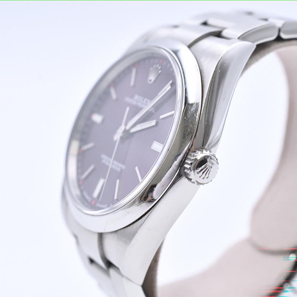 Rolex Oyster Perpetual 39mm Red Grape Dial 114300 (2019)