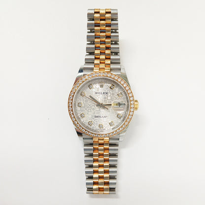 Rolex Datejust 36mm Silver Jubilee Diamond Dial 126283RBR (2020)