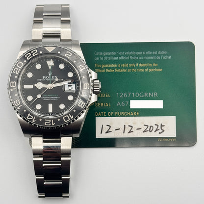 Rolex GMT-Master II Bruce Wayne Dial 126710GRNR (2025)