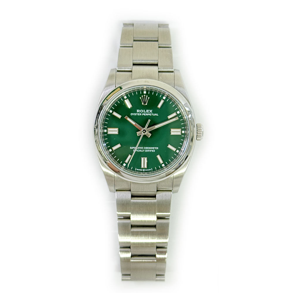 Rolex Oyster Perpetual 36mm Green Dial 126000