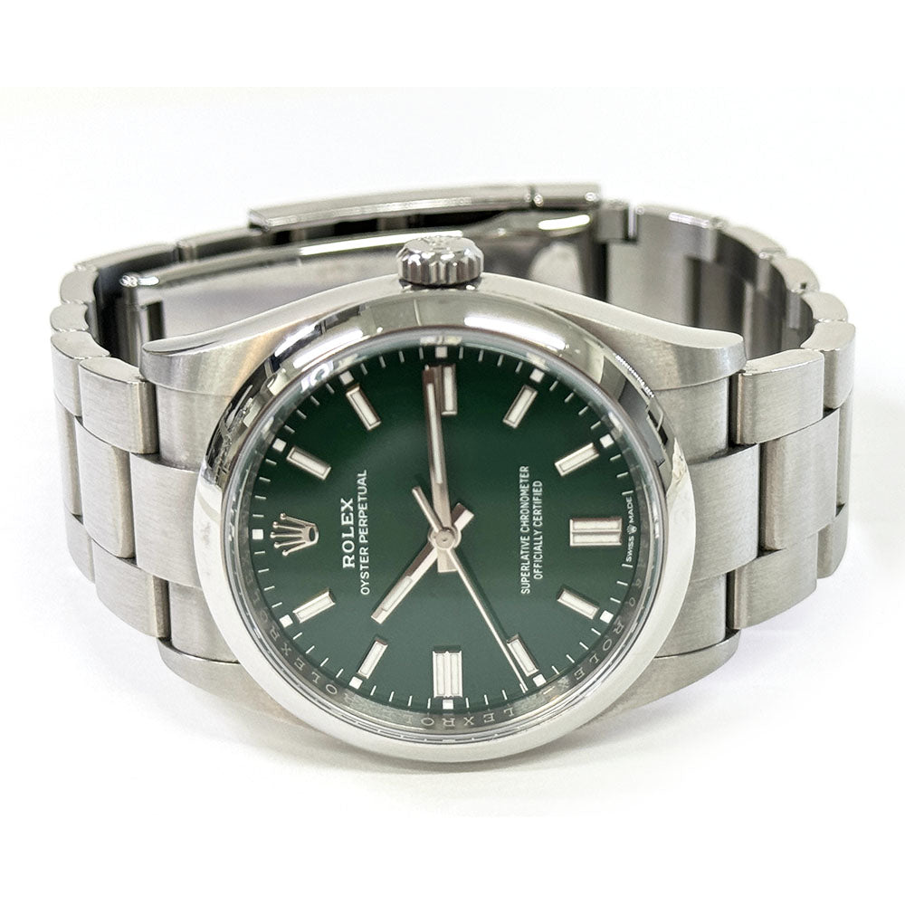 Rolex Oyster Perpetual 36mm Green Dial 126000