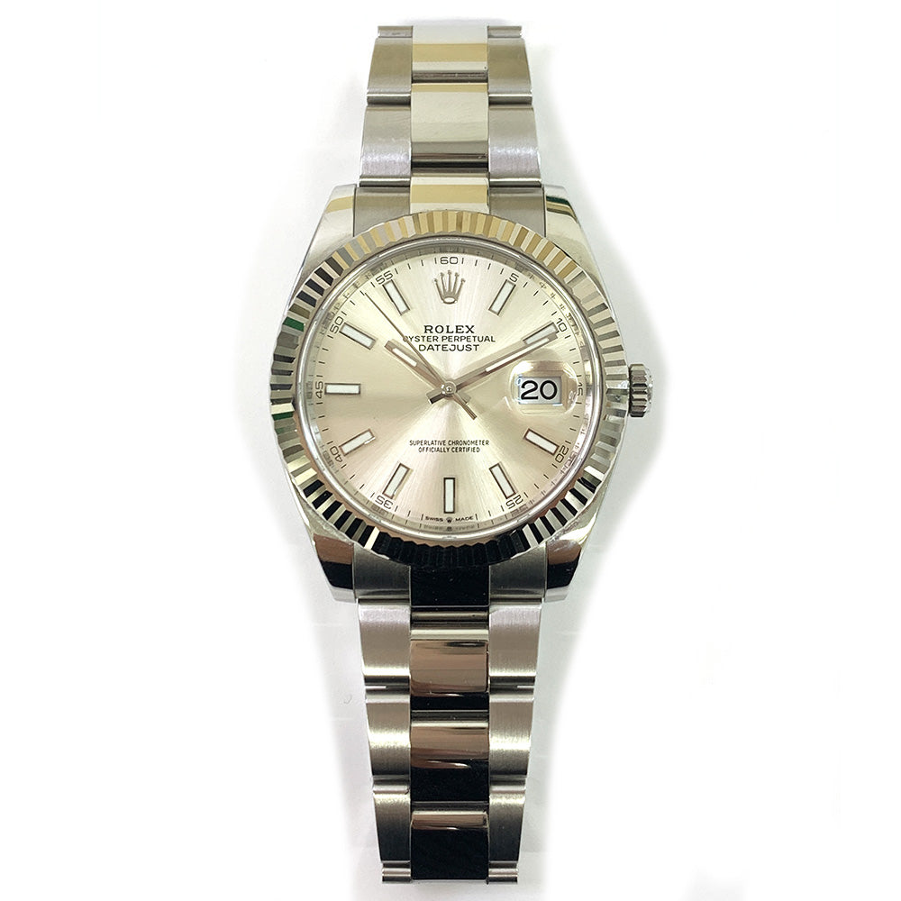 Rolex Datejust 41mm Silver Dial Oyser 126334