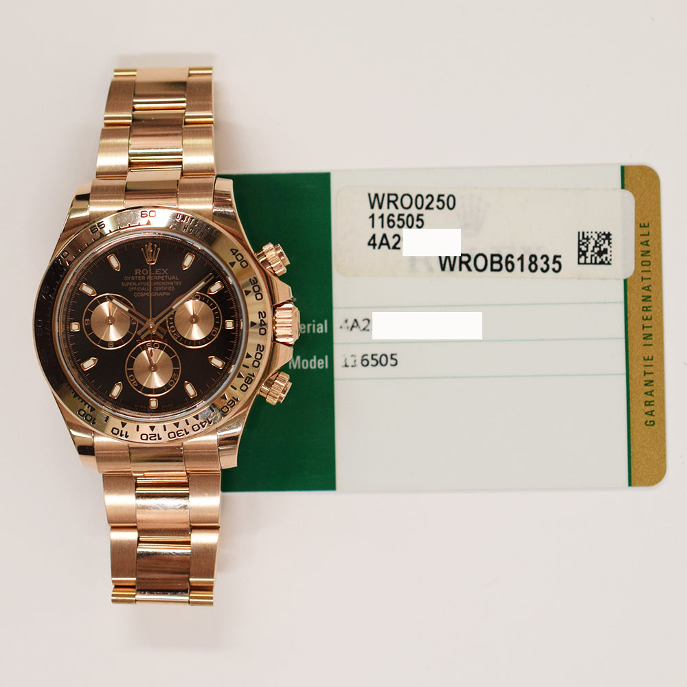 Rolex Daytona Black Dial 116505 (2016)