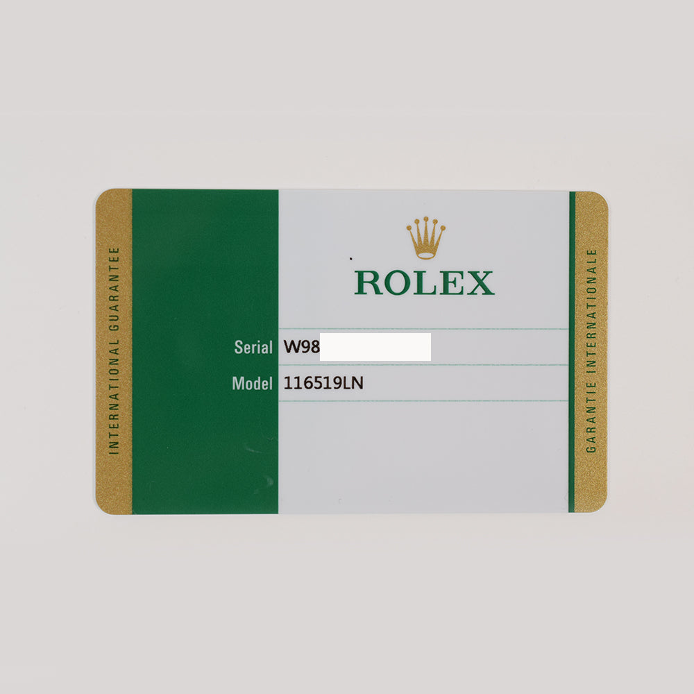 Rolex Daytona Steel Dial 116519LN (2019)