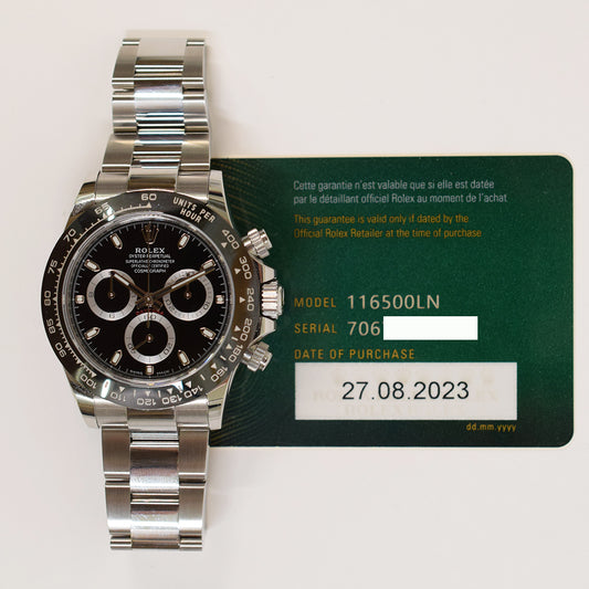 Rolex Daytona Black Dial 116500LN (2021)
