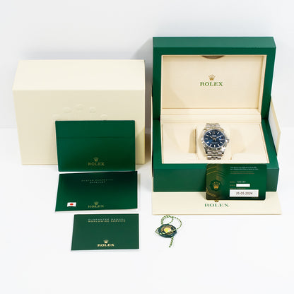 Rolex Datejust 41mm Blue Dial 126334 (2024)