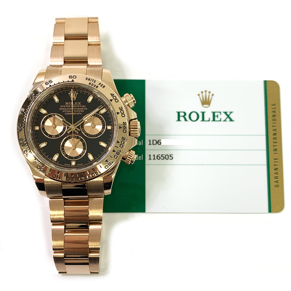 Rolex Daytona 40mm Black Dial 116505