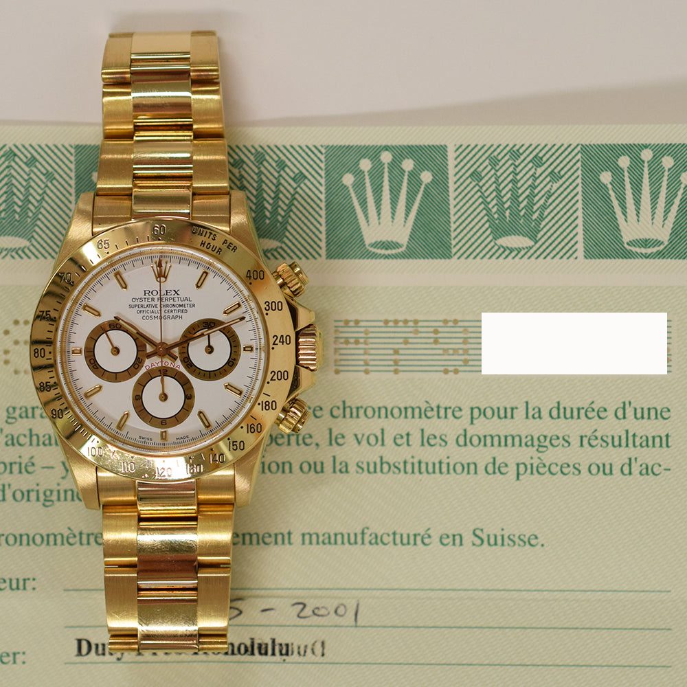 Rolex Daytona White Dial 16528 (2001)