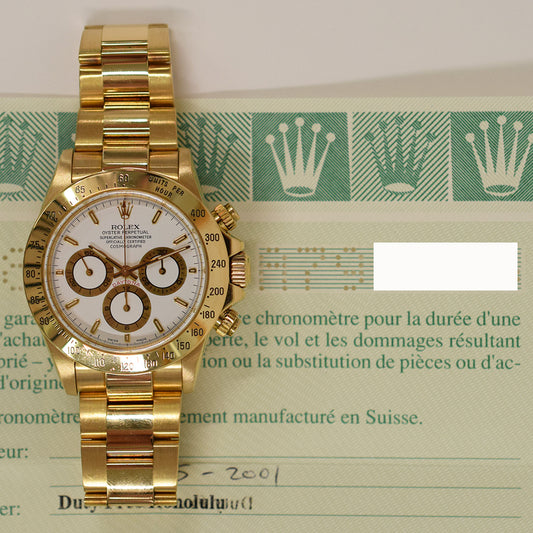 Rolex Daytona White Dial 16528 (2001)