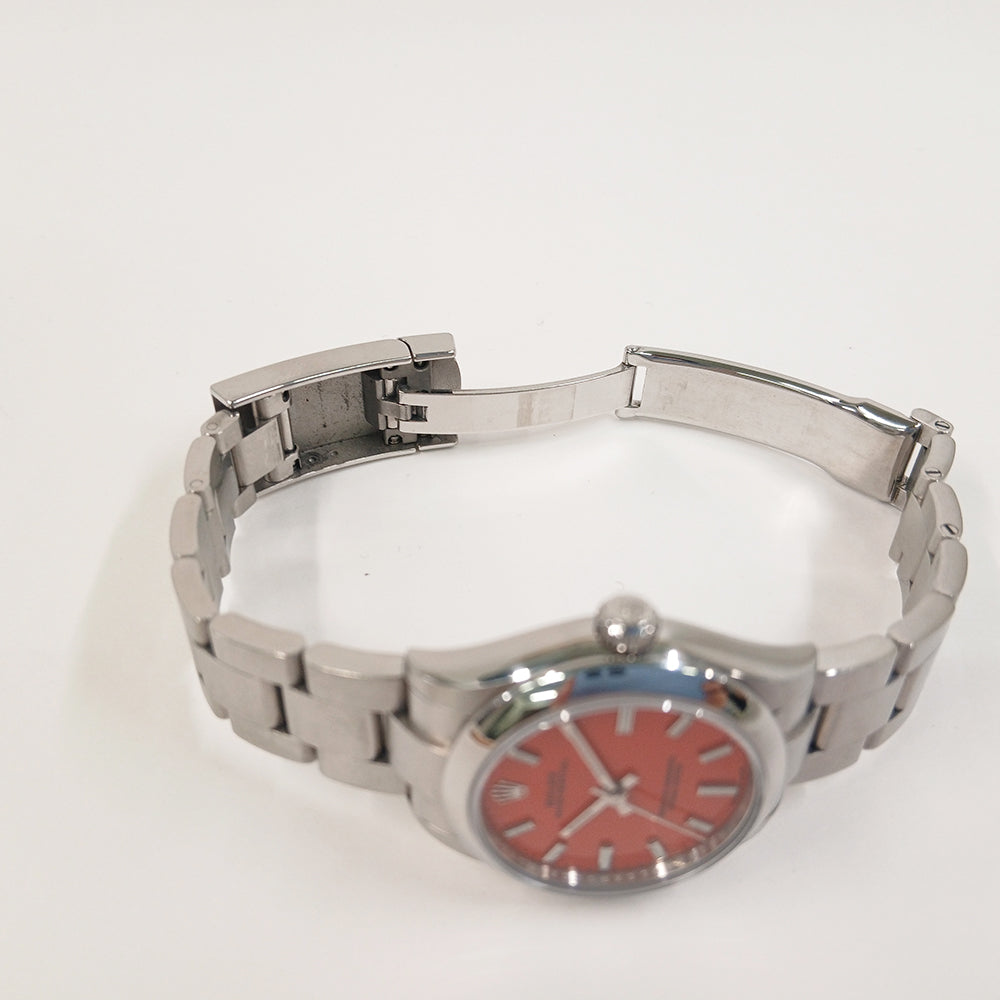 Rolex Oyster Perpetual 31mm Coral Red Dial 277200 (2021)