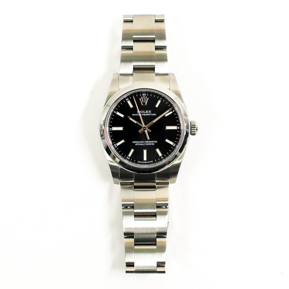 Rolex Oyster Perpetual 34mm Black Dial 124200 (2021)