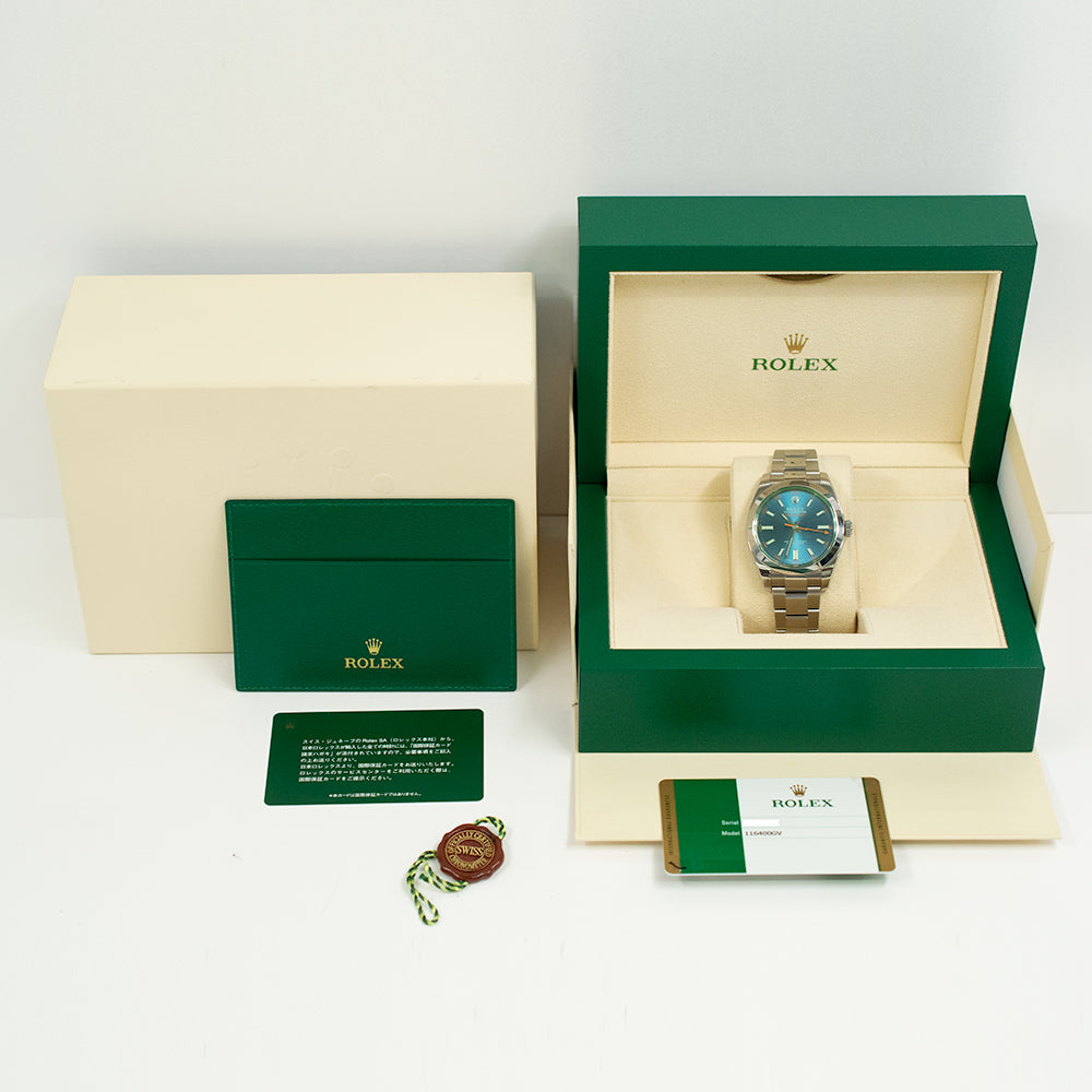 Rolex Milgauss Blue Dial 116400GV (2015)